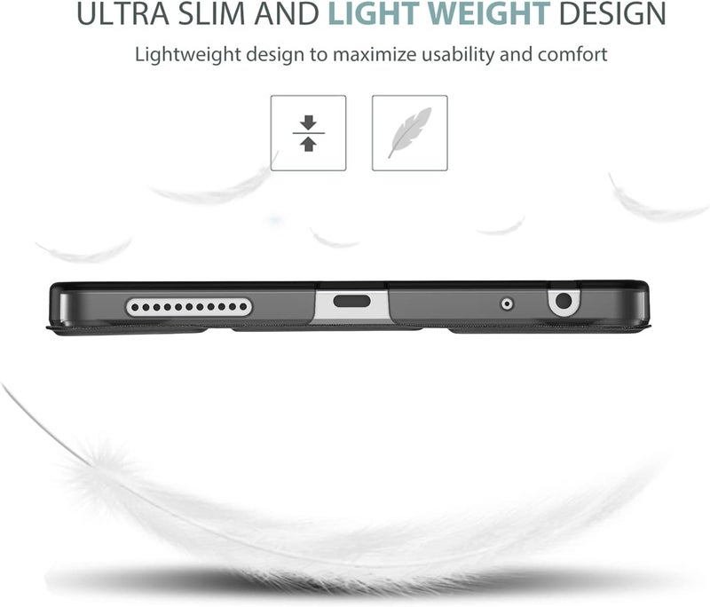 Procases For Lenovo Tab M9 Case 9 Inch 2023, Slim Stand Hard Back Shell Protective Smart Cover Case For Lenovo Tab M9 9" 2023 Release -Black - Image 5