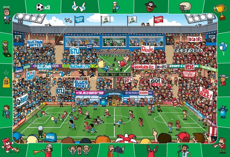 EuroGraphics Soccer Spot  Find 100 Piece Puzzle - Image 2