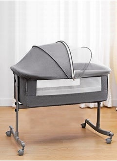 C&C Home 4-In-1 Multifunction Height Adjustable Bedside Sleeper And Nets, Bassinet for Newborn Infant Baby  - Image 1