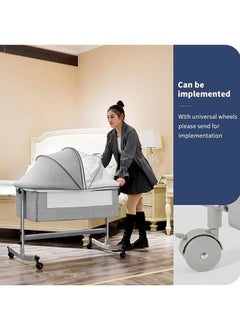 C&C Home 4-In-1 Multifunction Height Adjustable Bedside Sleeper And Nets, Bassinet for Newborn Infant Baby  - Image 4