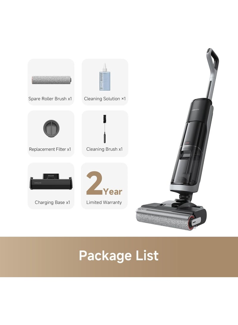 dreame H14 Cordless Vacuum Mop, 180° Lie-Flat Wet Dry Vacuum cleaner, 140°F Brush Washing, Fast Hot Air Drying in 5Mins, Smart Hard Floor Cleaner Machine with Powerful Suction, Great for Sticky Messes - Image 2