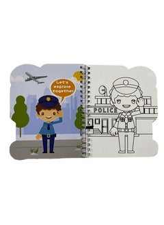 Edu Toys Edu Toys On The Go Resuable Magic Colouring Water Book || Reusable Activity Pad || No Messy Hands || (Community Helpers)  - Image 2