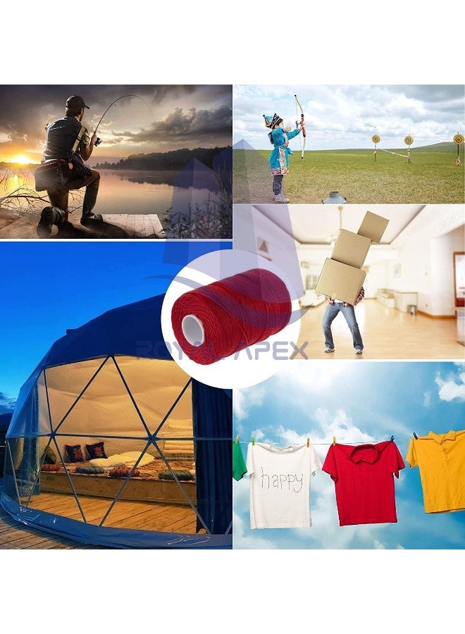 Royal Apex 200Gm Multipurpose Nylon Twisted Twine Green - Image 2