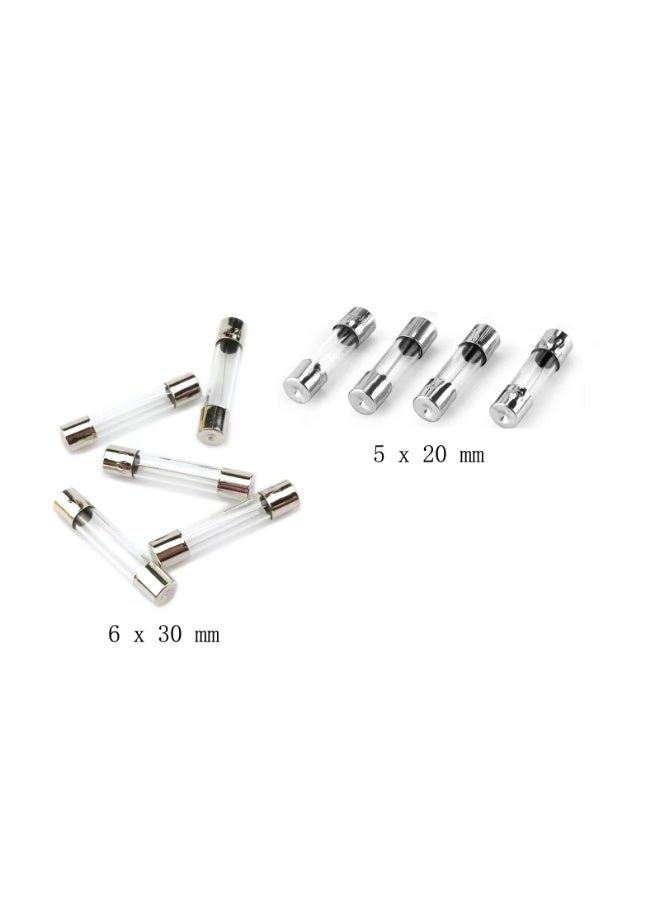 GNAFOTU Quick Fast-blow Glass Tube Fuse 5 x 20 mm Assorted Kit,with Box, Amp Values: 0.2A 0.5A 1A 2A 3A 5A 6A 8A 10A 15A - Image 4