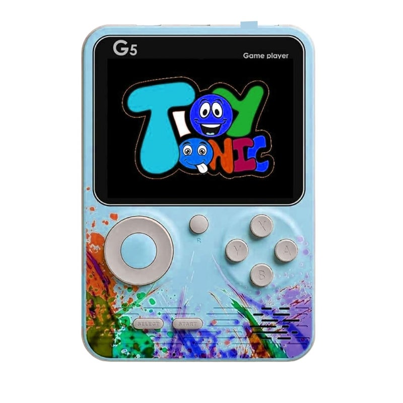 Sakuya 500 in 1 Handheld Gaming Console with 3 Hours Battery Backup | AV Output for TV | Backlit Screen | Built-in Retro Games | Rechargeable | Portable Design for All Ages - Image 2