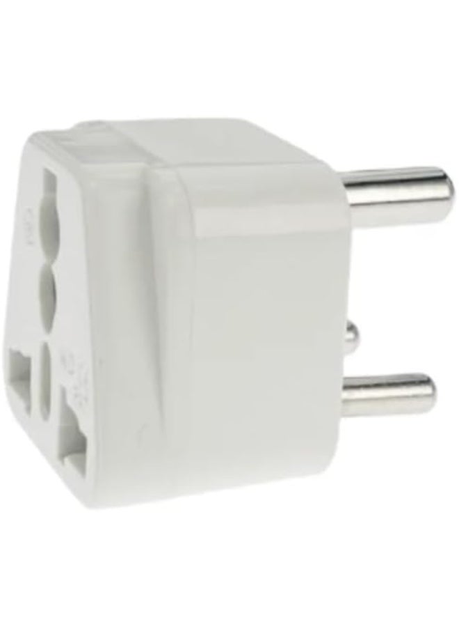 Type D Travel Plug Adapter for India, Sri Lanka, Nepal, Bhutan, Maldives - 1 Piece - Image 2