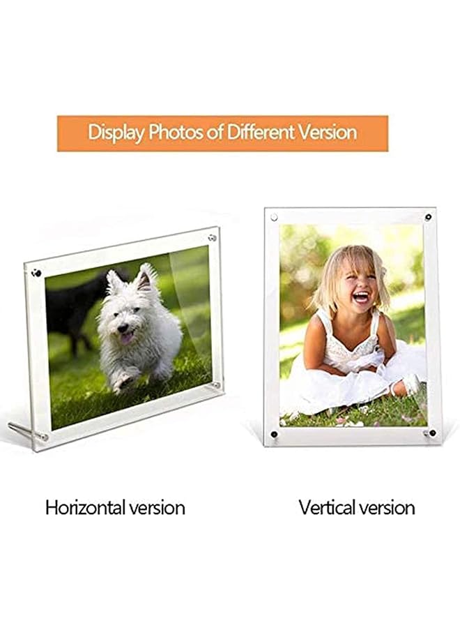 erorex Picture Frame 8.5X11.5 Inch Clear Acrylic Photo Frame A4 Letter Size Decorative Poster Frame Desktop Tabletop Display 1 Pack - Image 3
