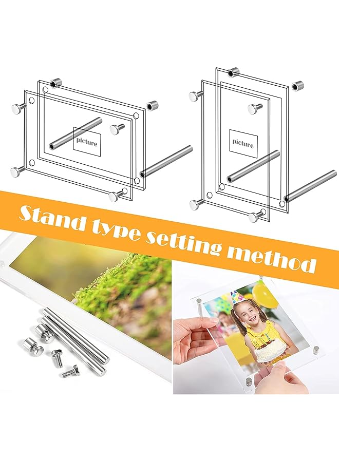 erorex Picture Frame 8.5X11.5 Inch Clear Acrylic Photo Frame A4 Letter Size Decorative Poster Frame Desktop Tabletop Display 1 Pack - Image 5