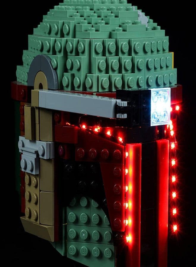 Kyglaring Led Light Kit for Lego 75277 Star Wars Boba Fett Helmet Display Building Set, The Model not Included- Classic Version - Image 5