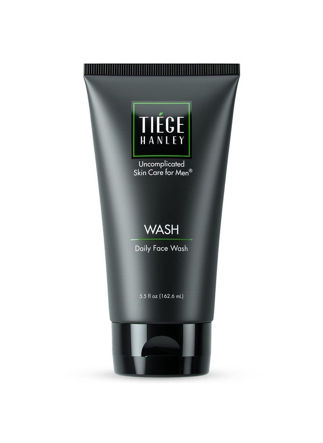 tiege hanley - Daily Mens Face Wash, 5.5 Oz - Gentle Fragrance-Free Face Cleanser For Men Revitalizes, Hydrates & Softens Skin - Men'S Face Wash & Facial Cleanser Skincare For Dry & Sensitive Skin - Image 1
