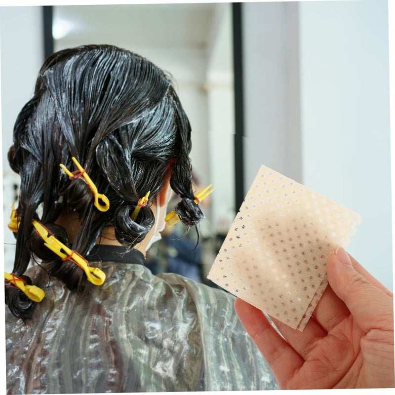 FOMIYES 1 Box Disposable Hair Perm Paper for Salon and Home DIY Heat Resistant Thin End Papers Protect Hair Ends From Damage Professional Perming Tool for Even Cold and Hot Perms - Image 3