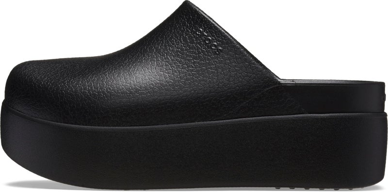 Crocs, Womens, Dylan Platform Clog, Mule Platform Shoes, Black, 8, M - Image 1