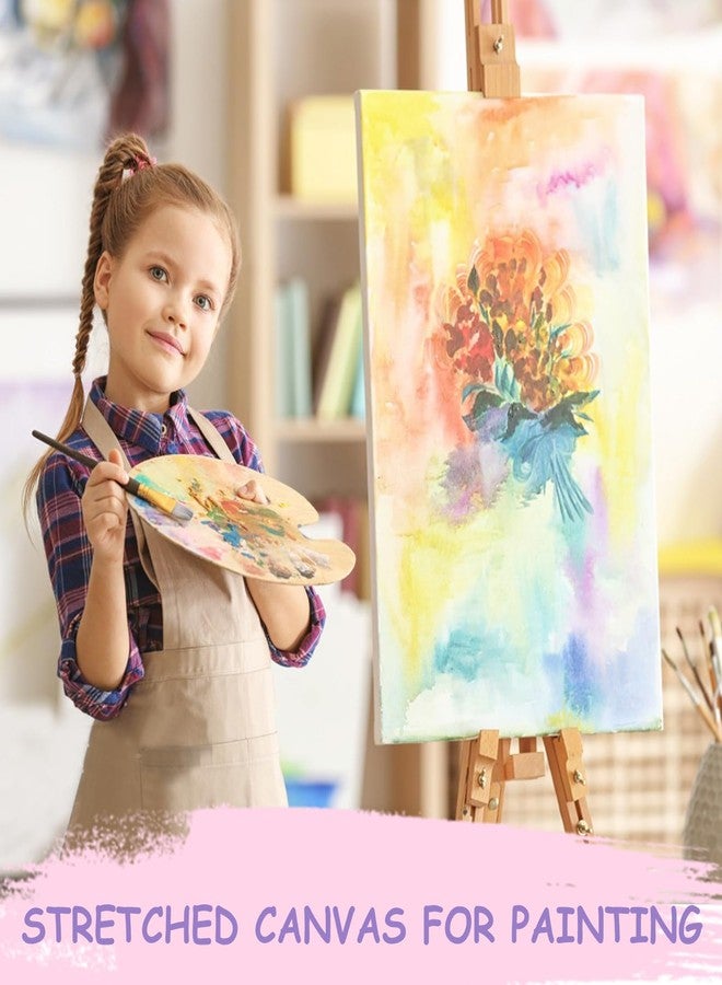ESRICH Stretched Canvas for Painting, 2 Pack 8x10 Canvas Value Pack, Primed Acid-Free Cotton Blank Canvas, Paint Canvases for Oil & Acrylic Paint. - Image 5
