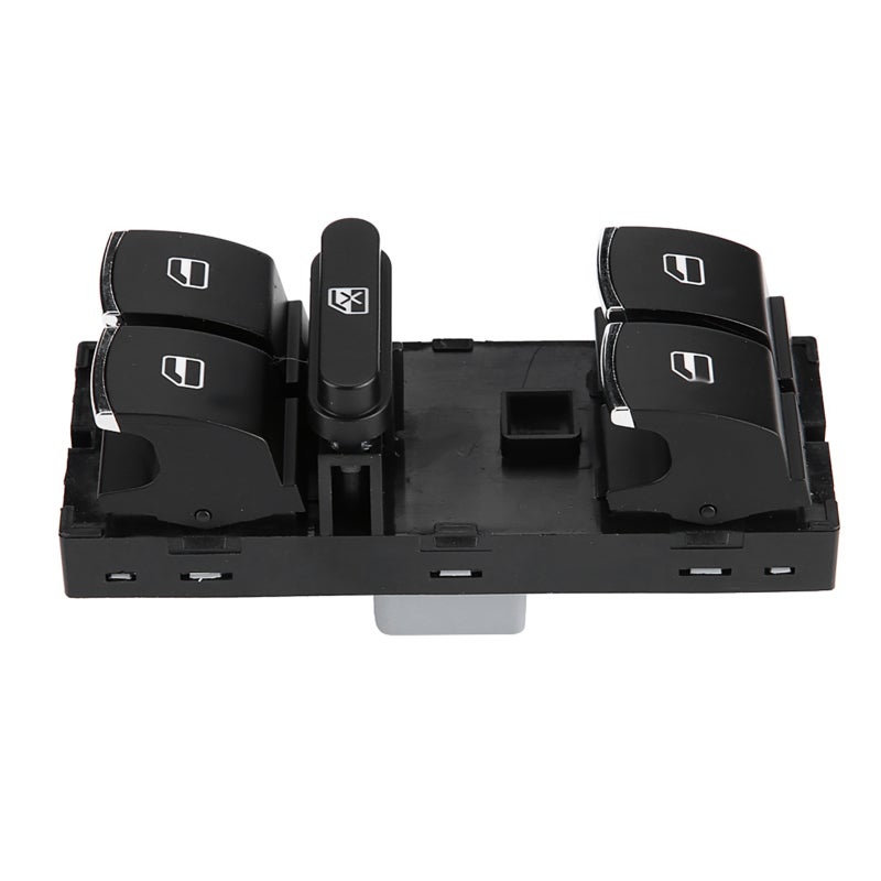 مفتاح نافذة السيارة - لوحة مفتاح النافذة من البلاستيك ABS الأسود لموديلات MK5 MK6 - 5ND 959 857 - مفتاح نافذة سيارة متوافق لباب المركبة - Image 3