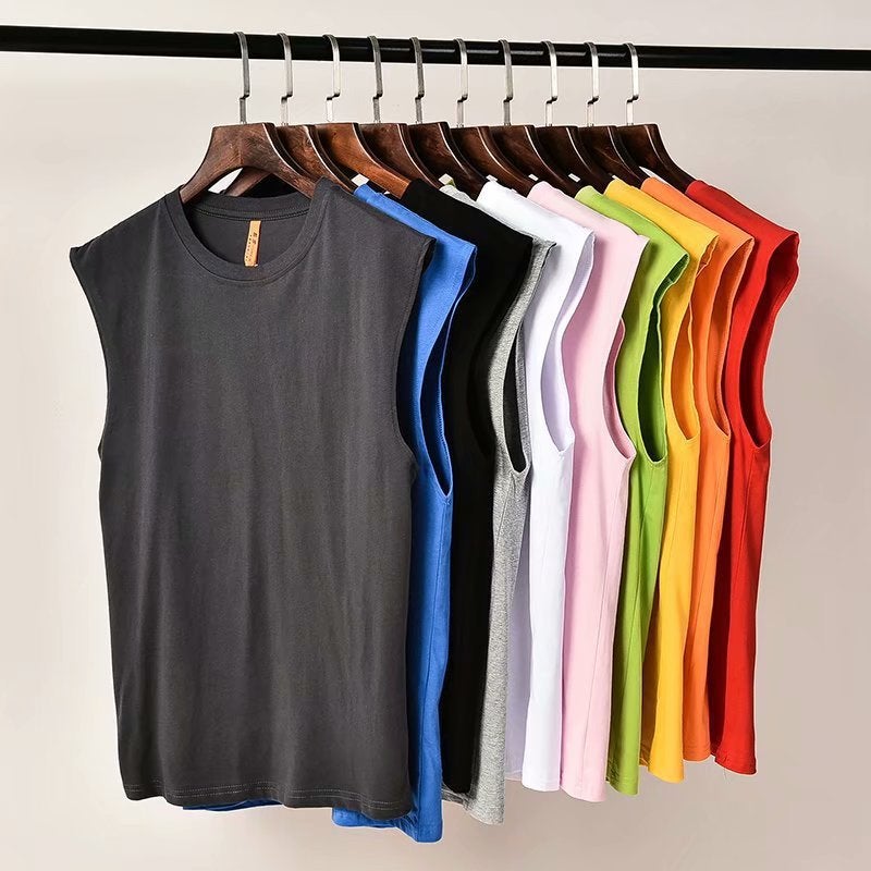 Summer Sleeveless T-Shirt Men'S Trendy Loose Comfortable Basketball Sports Vest Men'S Fashion Brand Waistcoat - Image 2