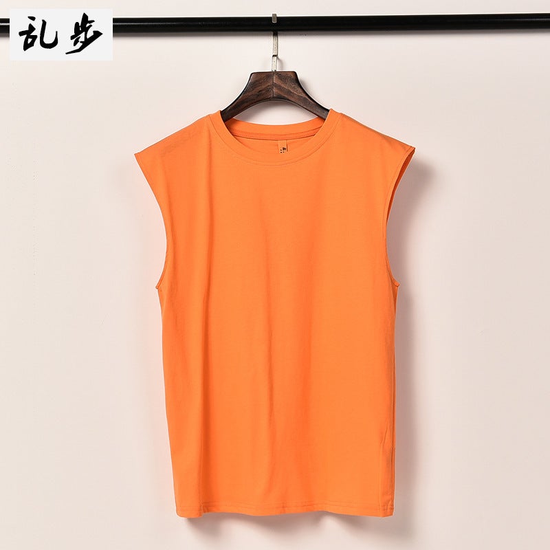 Summer Sleeveless T-Shirt Men'S Trendy Loose Comfortable Basketball Sports Vest Men'S Fashion Brand Waistcoat - Image 1