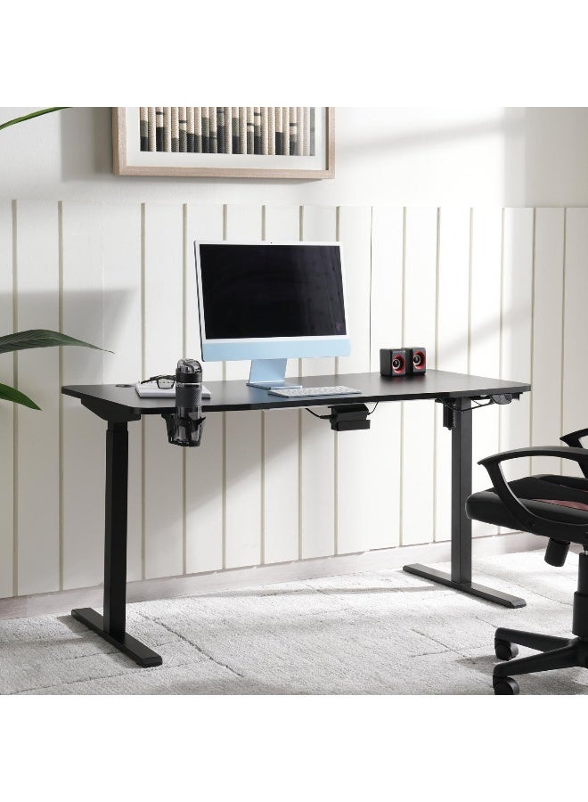 Pan Home Odie Gaming Desk With Electric Height Adjustable - Black - Image 2