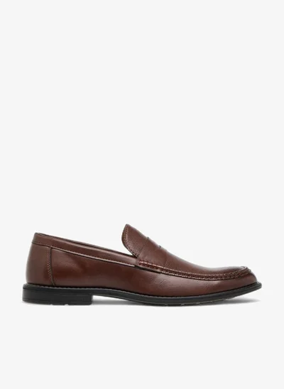 LBL by Shoexpress Textured Slip-On Loafers