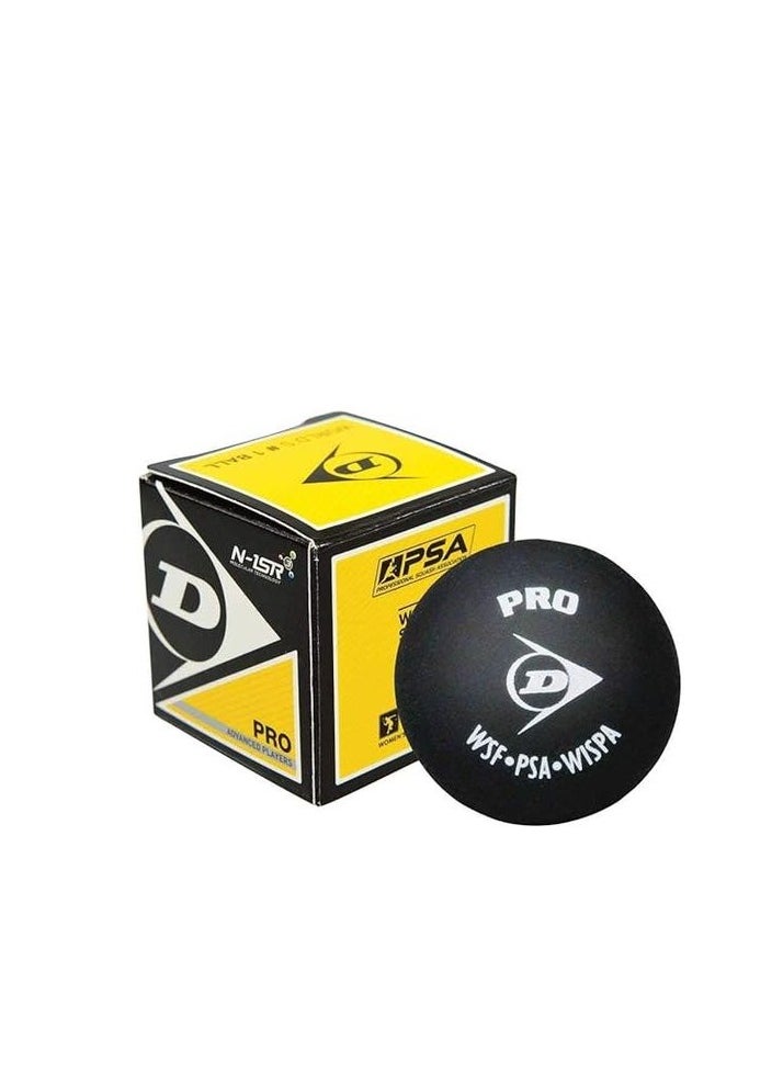 DUNLOP Dunlop Pro Squash Balls Yellow Dot - WSF & WSA & PSA Official Ball - 01 Pck 12 PCS  - Image 2