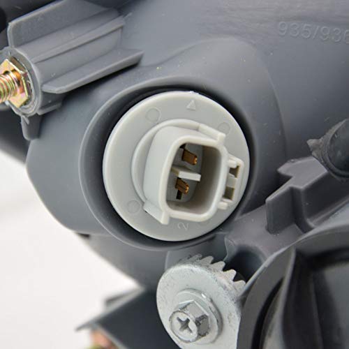 TRQ Driver & Passenger Side Headlight Assembly Set Headlights Driver & Passenger Side Compatible with 2001-2005 Lexus IS300 LX2502121 LX2503121 - Image 5