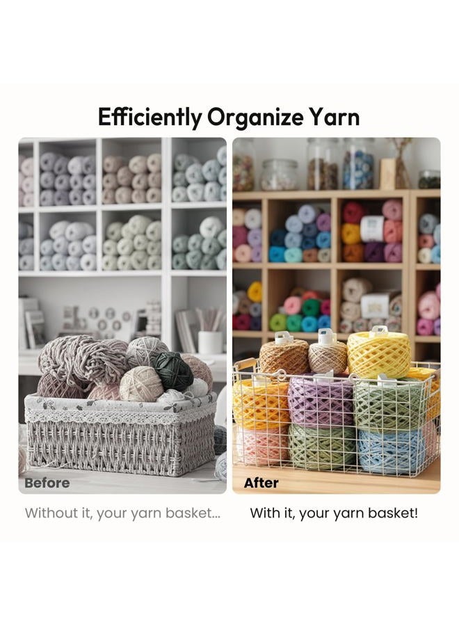 Etcokei 18pcs Yarn Ball Tube for Etcokei Electric Yarn Winder M1, Reusable ABS Yarn Cake Tube for Neat Storage & Tangle-Free Knitting/Crocheting Accessories - Image 4