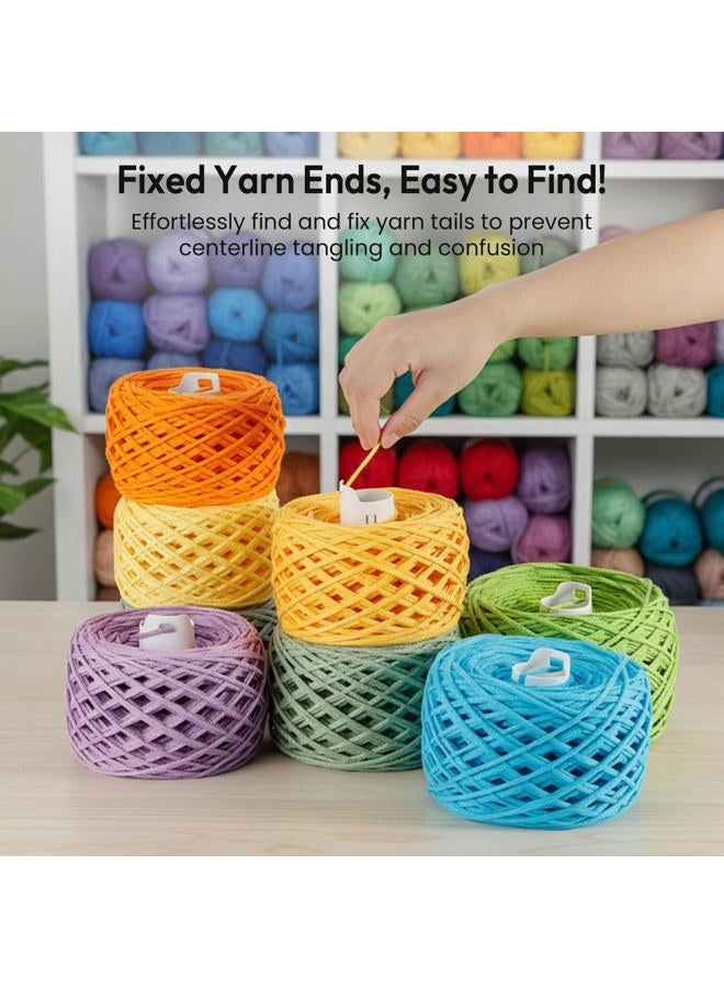 Etcokei 18pcs Yarn Ball Tube for Etcokei Electric Yarn Winder M1, Reusable ABS Yarn Cake Tube for Neat Storage & Tangle-Free Knitting/Crocheting Accessories - Image 3