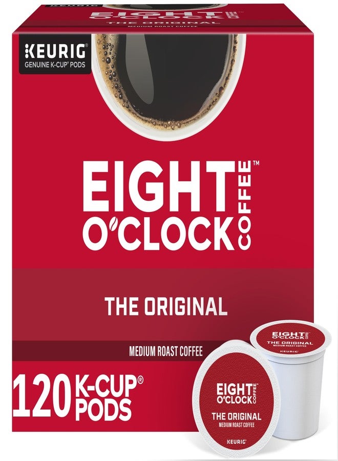 Eight O'Clock Coffee Eight O Clock, The Original, Single-Serve Keurig K-Cup Pods, Medium Roast Coffee, 120 Count (5 Boxes of 24 Pods) - Image 1