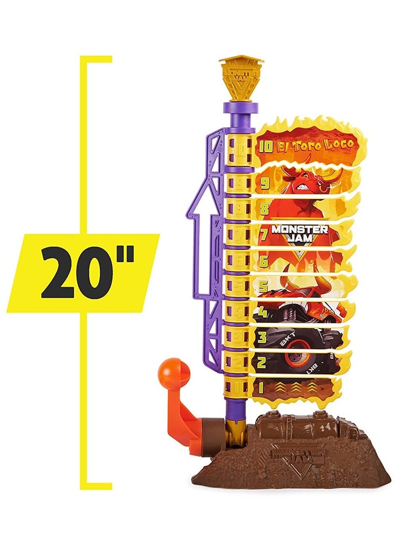 SPIN MASTER مجموعة ألعاب Monster Jam El Toro Loco Big Air Challenge مع شاحنة Monster Truck الحصرية بمقياس 1:64  - Image 2