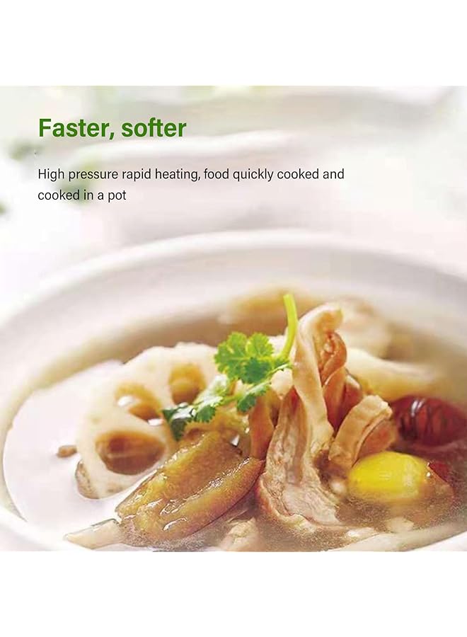 جياو قدر ضغط صغير، 3 لتر، من الفولاذ المقاوم للصدأ، توزيع متساوٍ للحرارة، مناسب لموقد الغاز والطباخ الحثي - Image 2