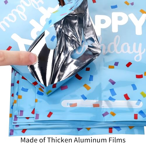 MAKABEE Medium(6.7 * 9.8inch) Happy Birthday Party Favor Bags 40 PCS Sustainable Goodies Loot Bags Bulk for Kids Baby Girls & Boys Birthday Return Gift 40 Packs - Image 5