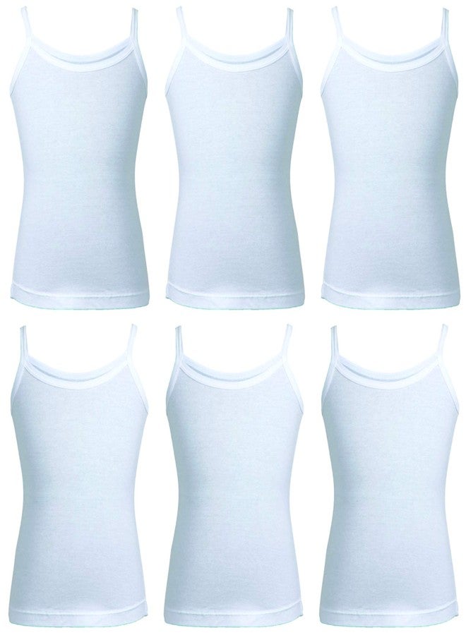 Bodycare Girl's Regular fit Plain Vest (E80W_White_18-24 Months) - Image 1