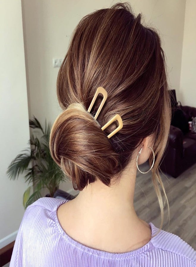 Big Box 2 Pieces Metal U Shaped Hair Pins, Hair Fork French Hairpin Vintage Forks Sticks Bobby Pin Kit for Updo Bun Women Girls Hairstyle Hair Accessories - Image 4