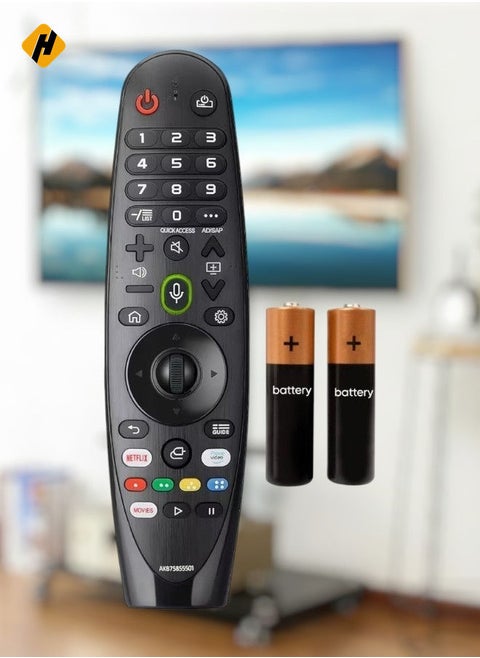 New Magic Remote Control AKB75855501 Compatible with LG Smart TV, Fits LG AN-MR20GA AN-MR19BA Magic Remote Control, with Voice and Pointer Function, 1 Year Warranty (AKB75855501) – Includes Battery"