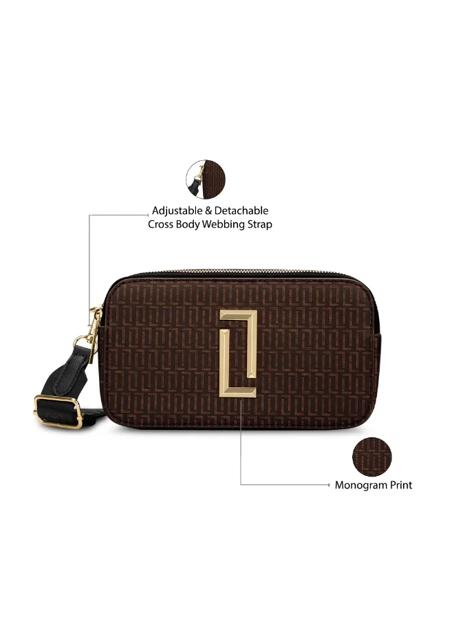 Lavie Luxe Women's Mono Fenny25 Box (Black/Choco)