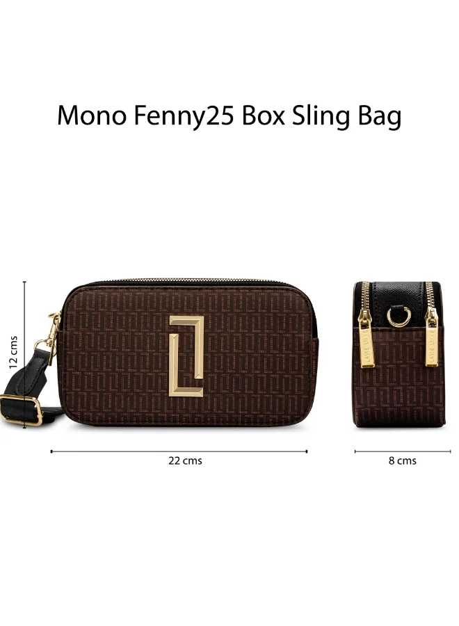 Lavie Luxe Women's Mono Fenny25 Box (Black/Choco)