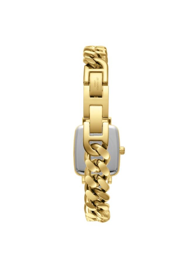 Lee Cooper Women's Analog Display Watch With Gold Metal Strap - LC08130.120  - Image 2