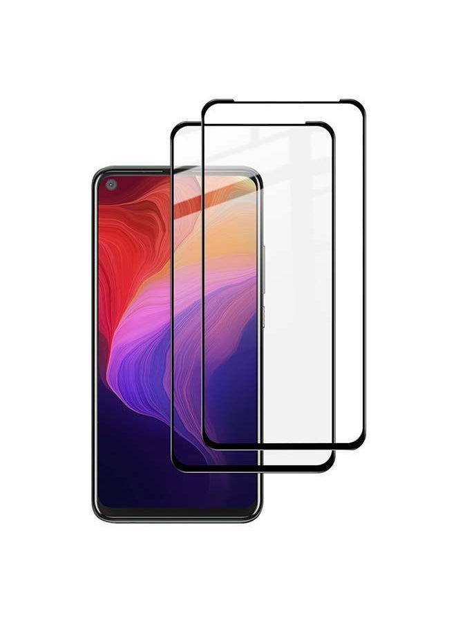 نيبمينينت مجموعة لاصقات حماية للشاشة من الزجاج المقوى بتصميم ثلاثي الأبعاد لهاتف HTC ‏U20 ‏5G مكونة قطعتين شفاف  - Image 1