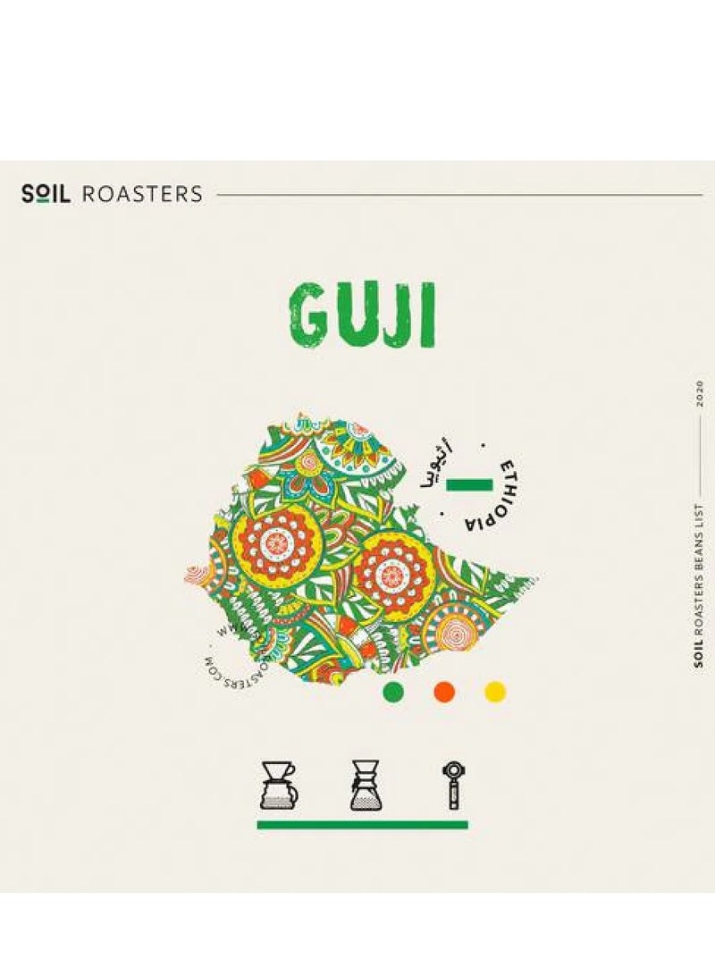 SOIL Coffee Bean Eyhiopia Guji 250G Unground roasted coffee beans for specialty coffee - Image 2