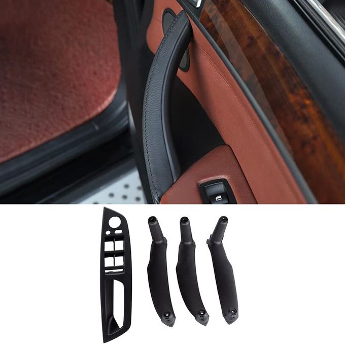 CHUANGHUI Car Door Handle for BMW X5 X6 E71 E70 20072013 Interior Door Handles Replace Cover Car Door Handle Accessories Black