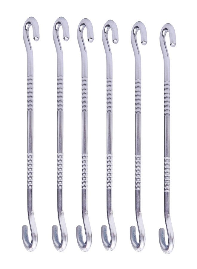 TEELLON Heavy Duty Strong Swing Hanging Rod Long Extension Hook Set for Hammock Chair Porch Boxing Punching Bag Aerial Yoga Hang Any Article Multipurpose Uses (Pack of 6, Weight up to 200KG) - Image 1