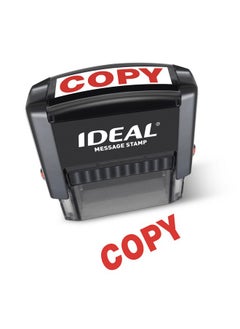 Ideal Self Inking Stamp - Copy - Red Ink, Impression Size 9/16” X 1-1/2”  - Image 1