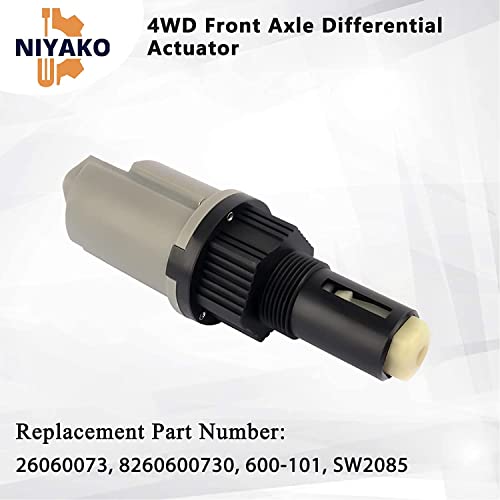Niyako 4WD Front Four Wheel Drive Actuator Replacement# 600-101 8260600730 26060073 Fit 1988-2015 Chevy Silverado Avalanche K1500 K2500 K3500 Tahoe Suburban GMC Canyon Yukon Escalade Isuzu - Image 4