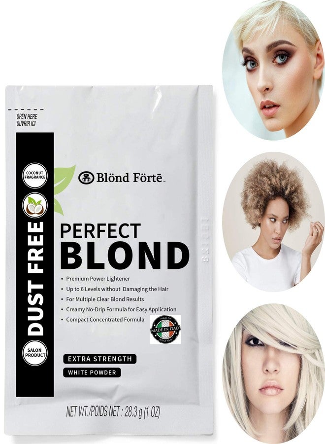 Blond Forte Perfect Blonde Toner Hair Dye Bleach Powder Lightener for Dark Hair Extra Strength Professional Formula (3 Packs of 1 Oz) – Made in Italy by Blond Forte (White Powder Lightener) - Image 2