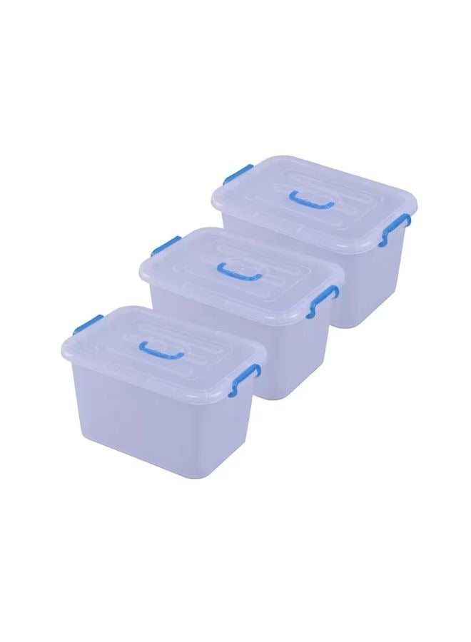 مجال العربية ‏‏‏‏‏‏‏‏‏‏طقم صناديق تخزين 14 لتر + 8.5 لتر + 5 لتر بلاستيك - Image 1