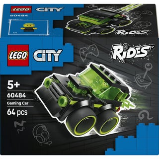 City Rides – Gaming Race Car - Model Car Kit 60484  (Age 5+, 64 Pieces) - view 2