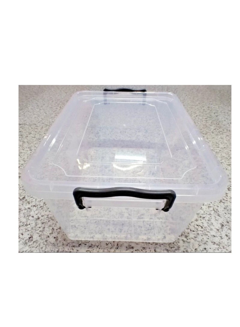 2L Refrigerator Food Storage Container - Clear Plastic with Tight Lid-678  - Image 3