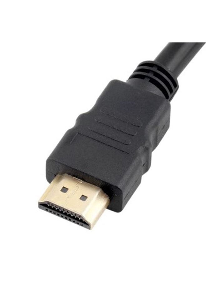 ماركة غير محددة - كابل HDMI 0.3 متر ، سلك طاقة تلفزيون عالي الدقة ، خط تحويل تصميم قابس الطلاء متوافق مع جهاز عرض جهاز تلفزيون الكمبيوتر المحمول - Image 1