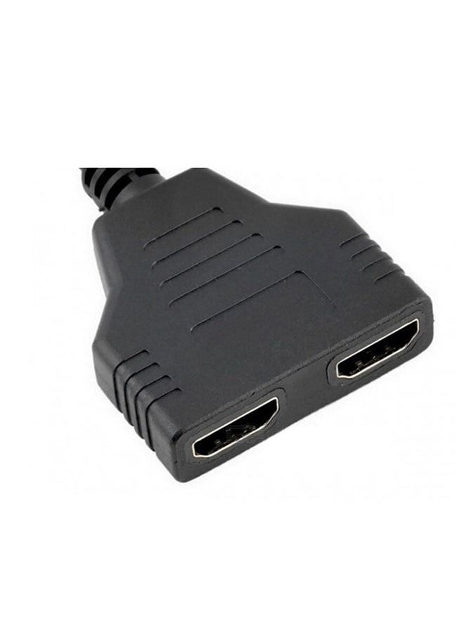 ماركة غير محددة - كابل HDMI 0.3 متر ، سلك طاقة تلفزيون عالي الدقة ، خط تحويل تصميم قابس الطلاء متوافق مع جهاز عرض جهاز تلفزيون الكمبيوتر المحمول - Image 1