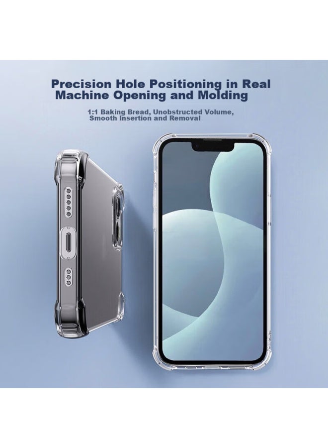 kelleia Kalaio Compatible With Apple 16 Plus Phone Case, Air Cushion Shockproof Ultra-thin Protective Cover, Iphone 16 Plus Protective Case With Full Lens Protection, Transparent Silicone Soft Shell - Image 5