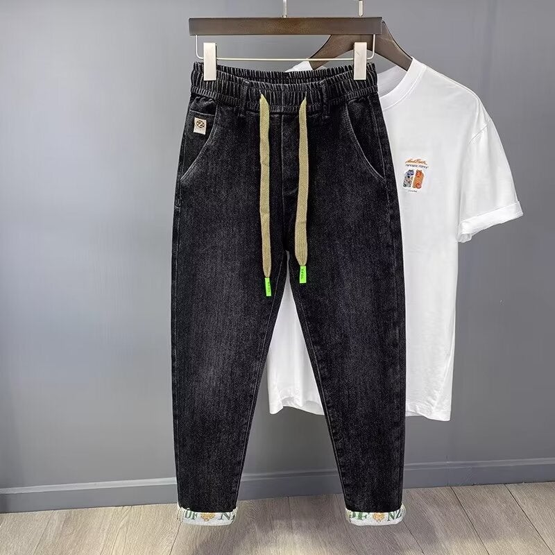 Unisex Classic Denim Jeans Loose Fit Daily Outdoor Wear - Image 5